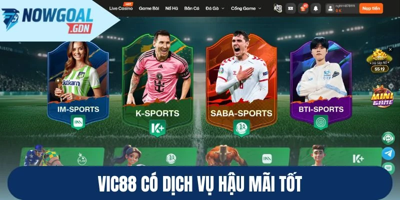 Vic88 có dịch vụ hậu mãi tốt